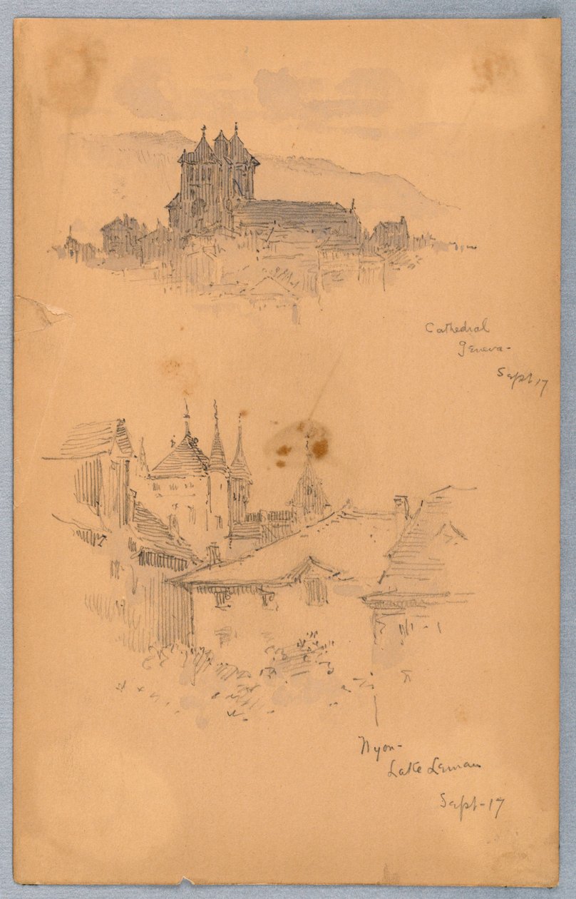 Nyon, Genèves katedral av Arnold William Brunner