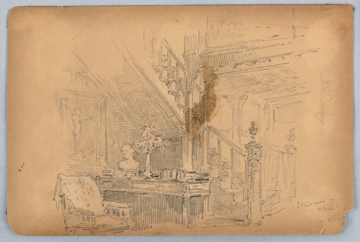 Trappa—Mossley Hall av Arnold William Brunner