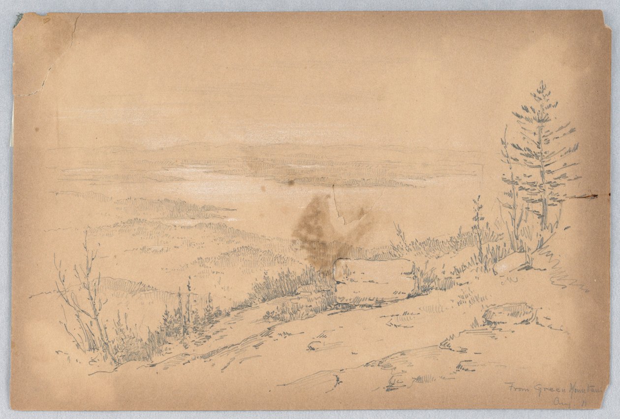 Utsikt från Green Mountain av Arnold William Brunner