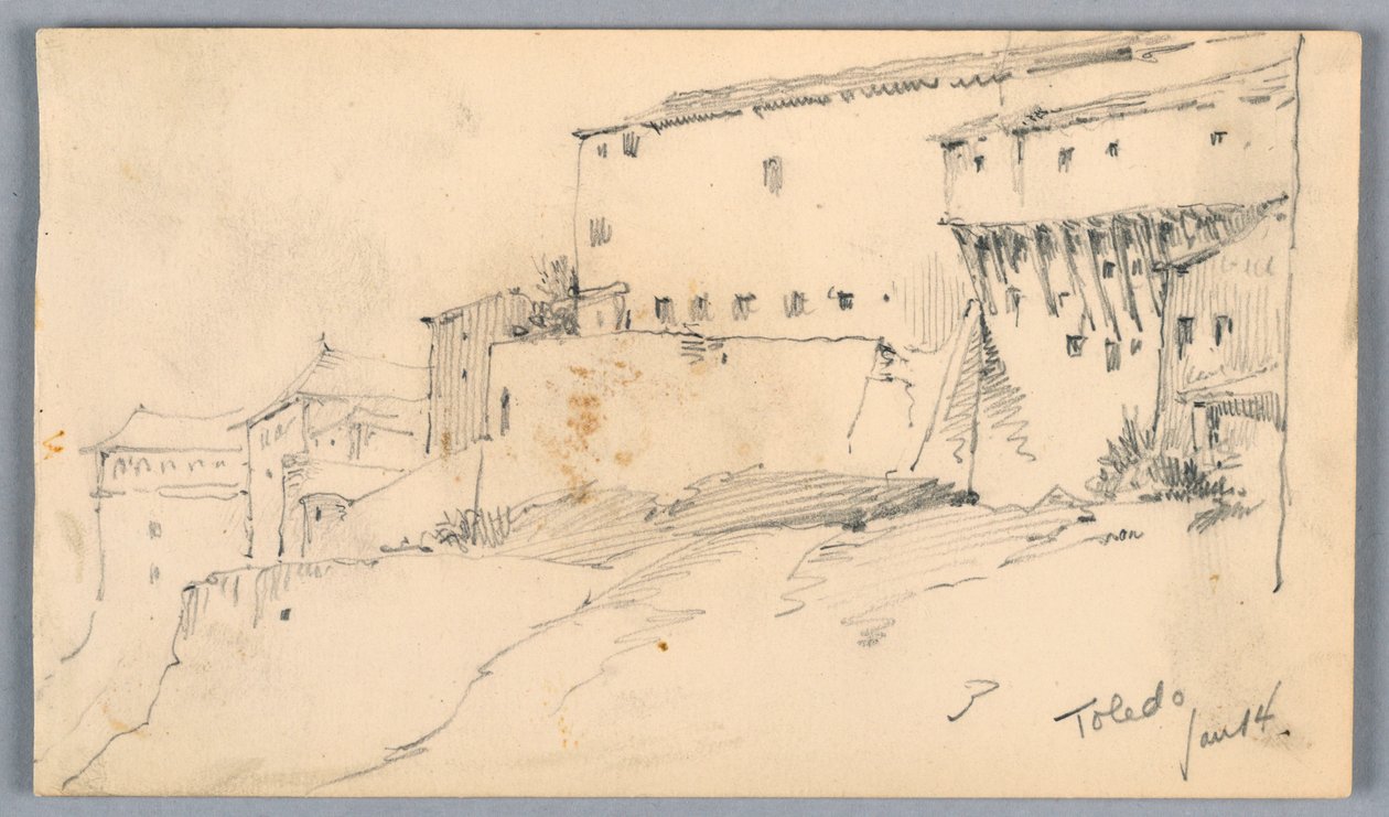 Väggar i Toledo av Arnold William Brunner