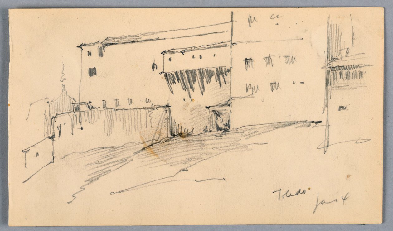 Väggar i Toledo av Arnold William Brunner
