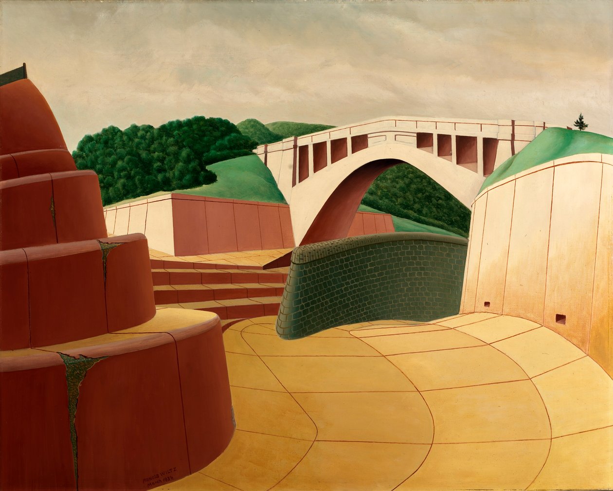 Utskov, Ashokan-dammen av Arnold Wiltz