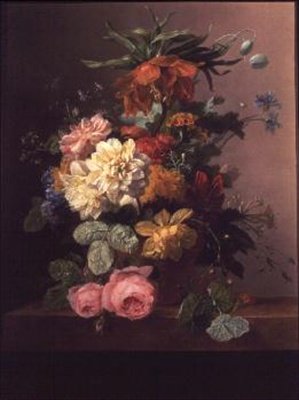 Stilleben av blommor (par till 63509) av Arnoldus Bloemers
