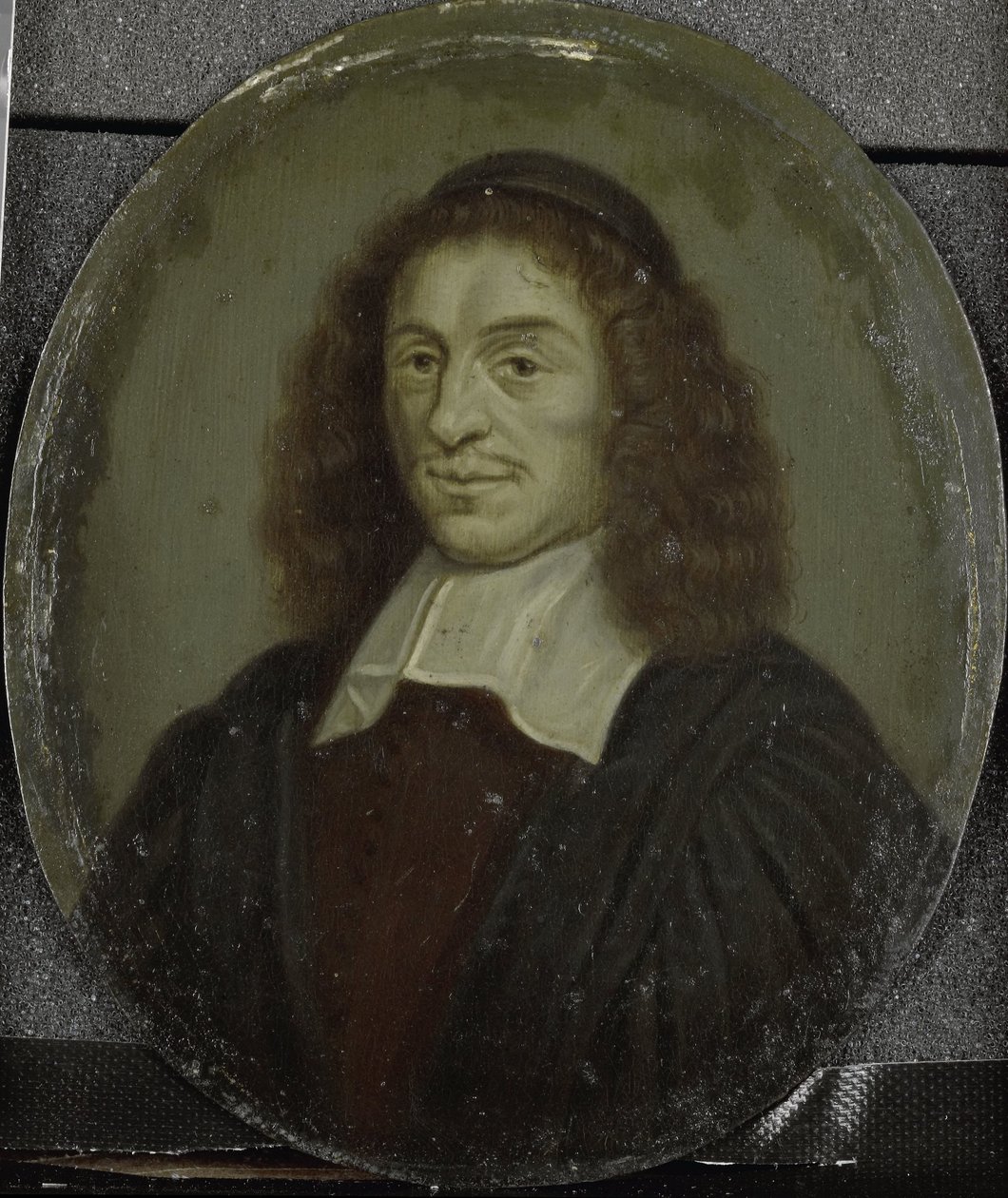 Porträtt av Alexander Morus, professor i Amsterdam av Arnoud van Halen
