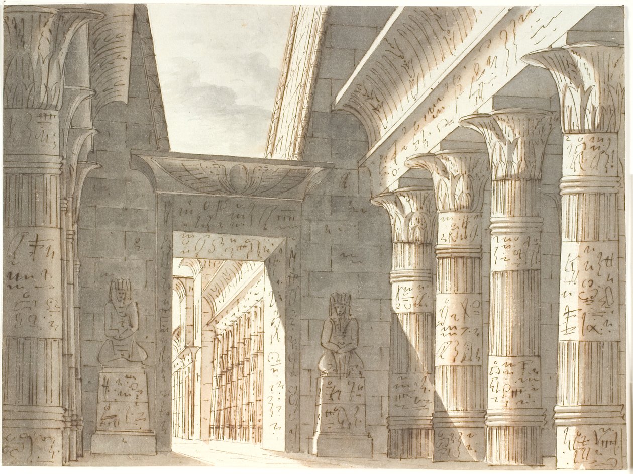 Egyptiskt tempel av Aron Wallick