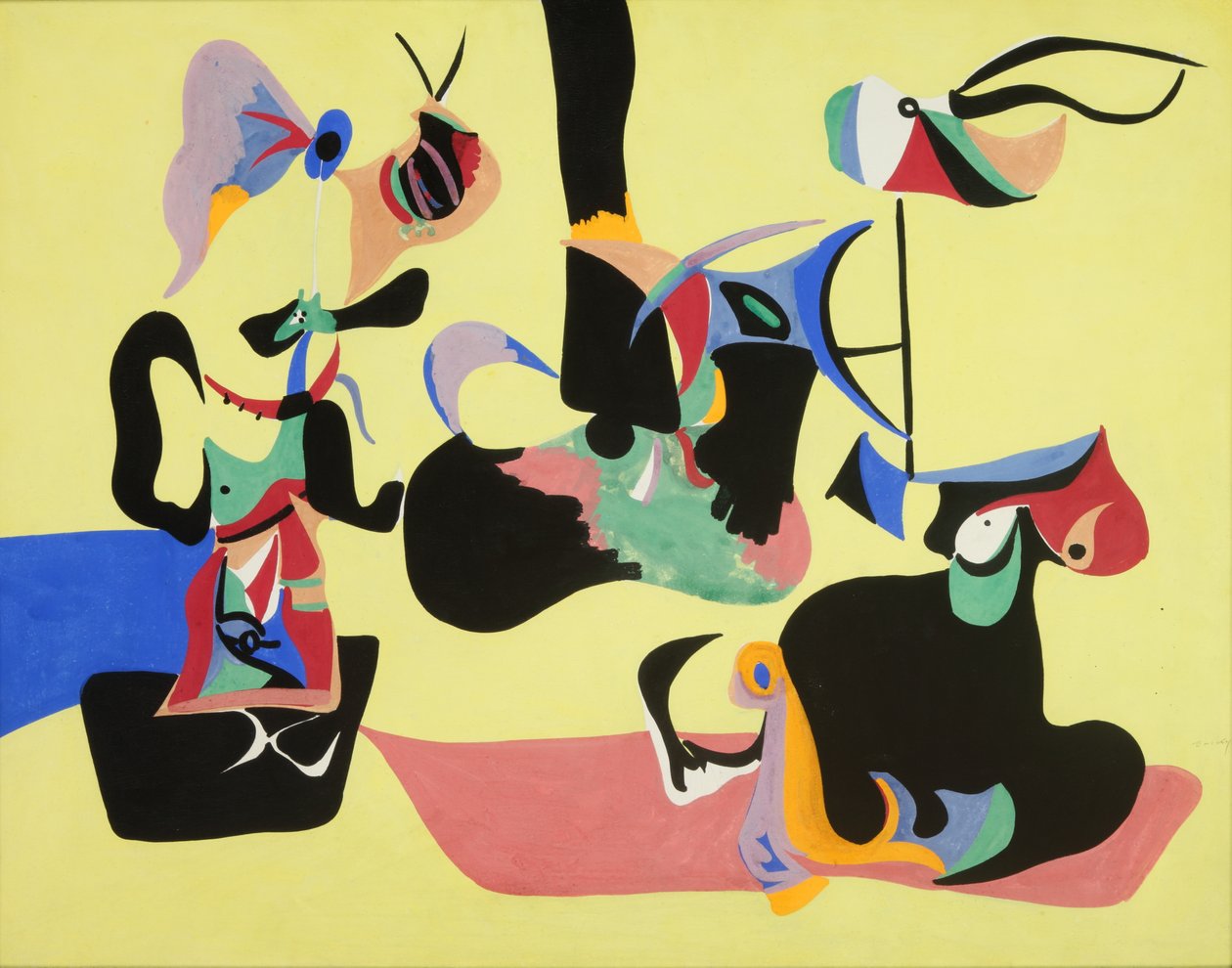Trädgård i Sochi av Arshile Gorky