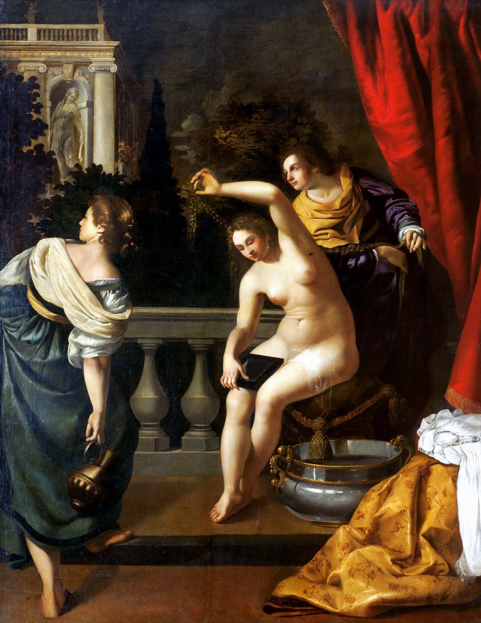 Bathsheba på hennes bad av Artemisia Gentileschi
