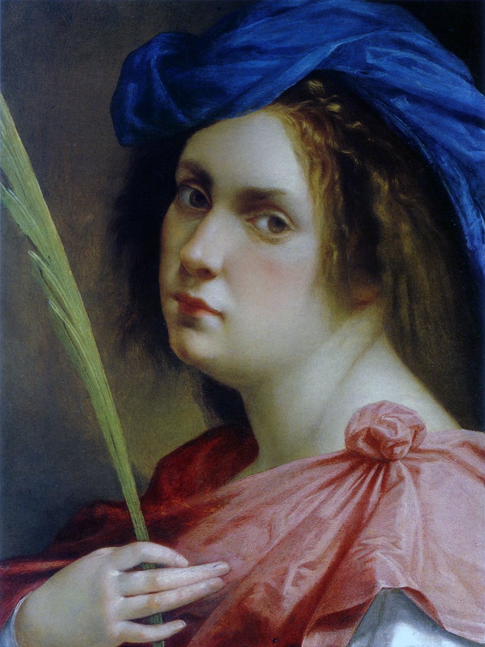 Självporträtt som martyr, ca 1615 av Artemisia Gentileschi