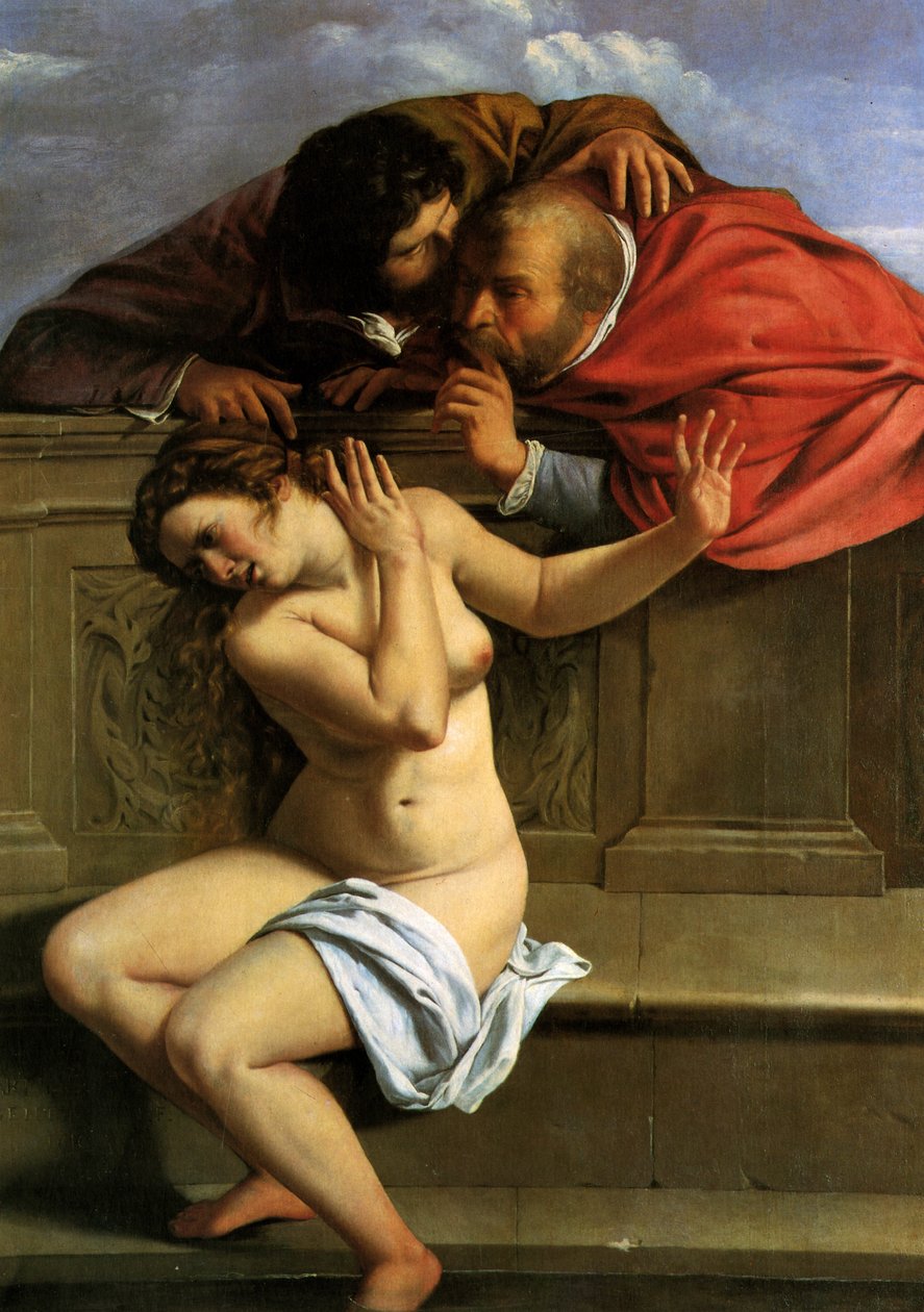 Susanna och de gamla männen av Artemisia Gentileschi