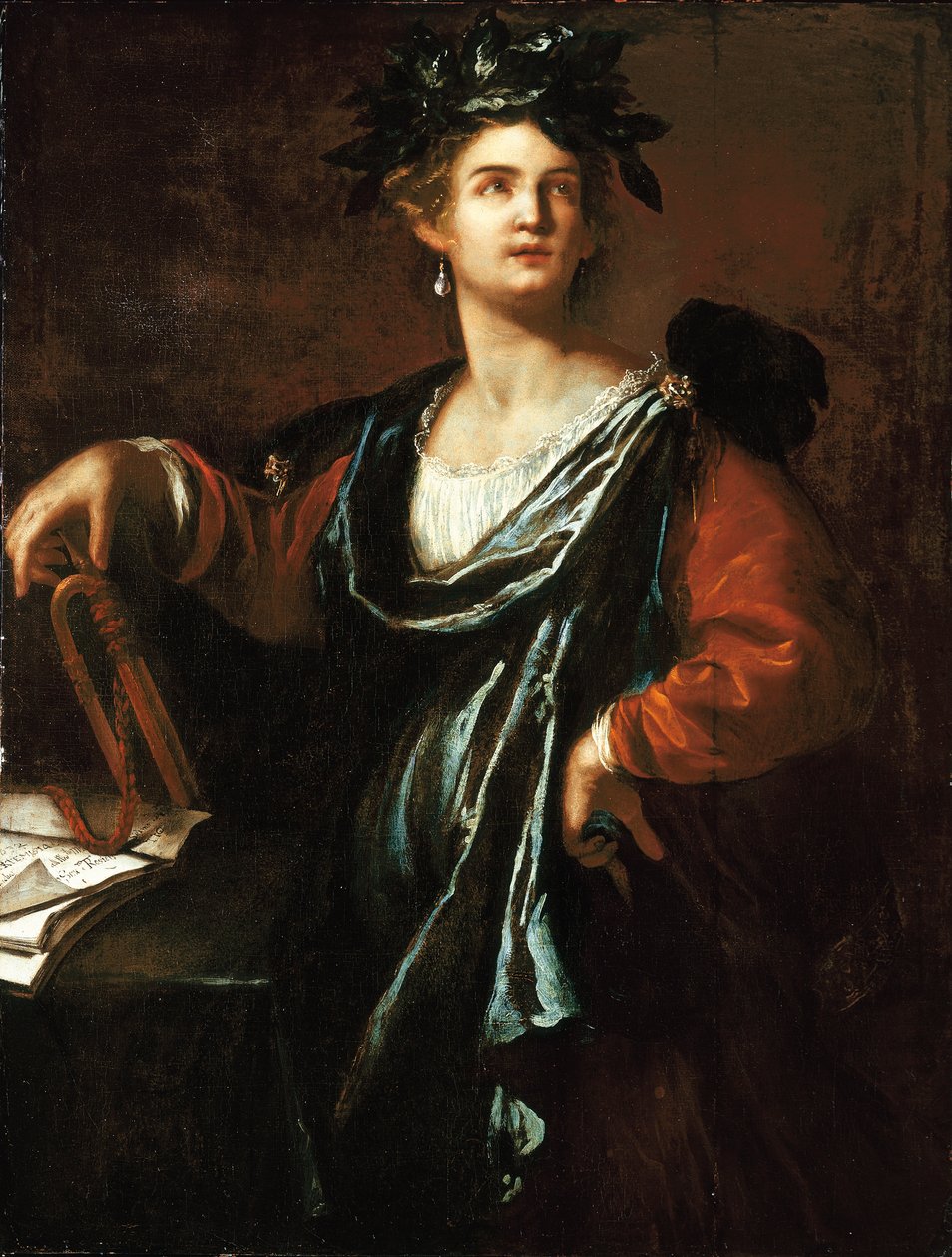 Clio: historiens musa, 1632 av Artemisia Gentileschi