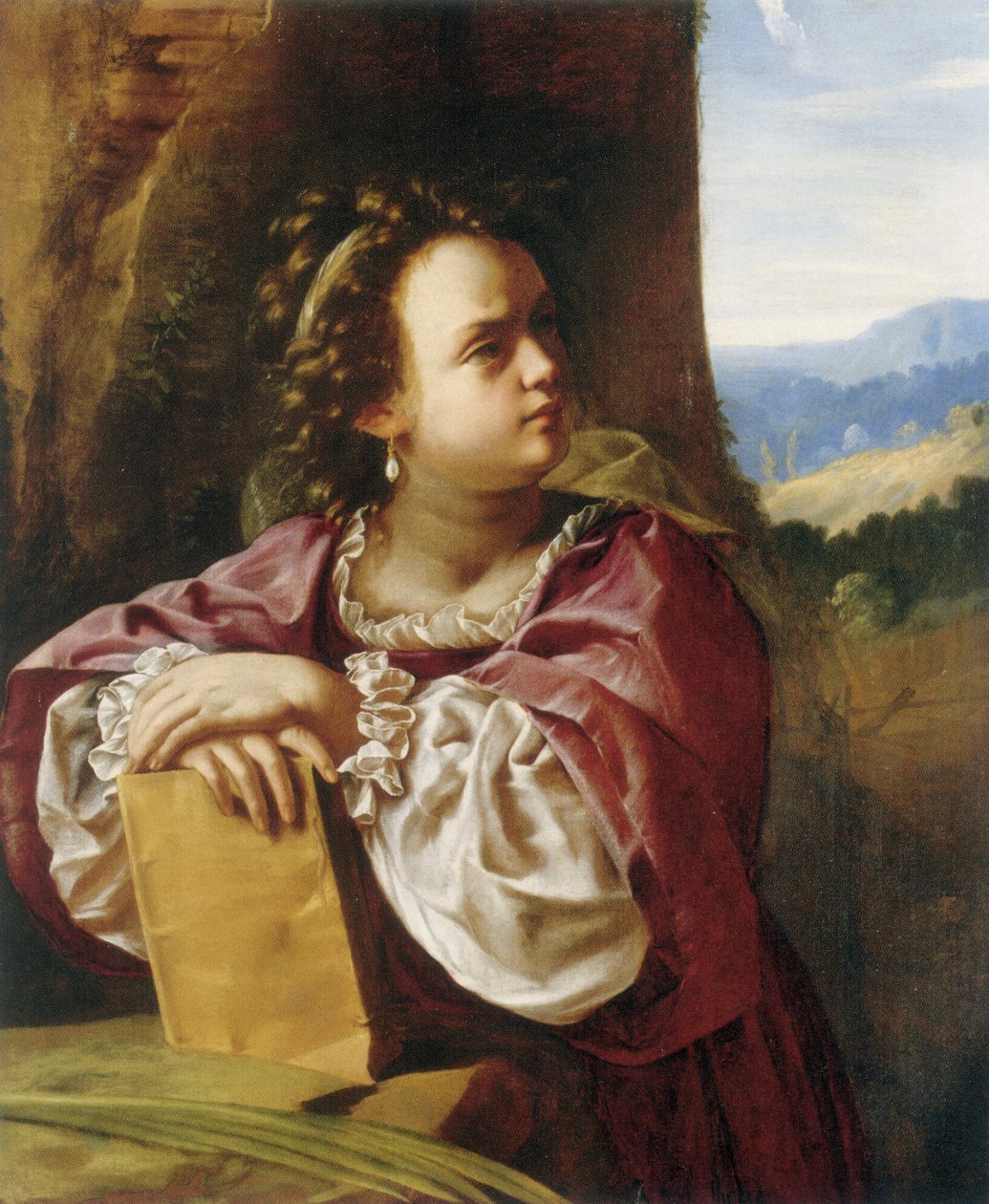 Sankta Katarina av Alexandria av Artemisia Gentileschi