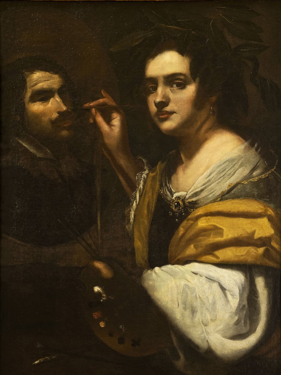 Självporträtt, 1637. av Artemisia Gentileschi
