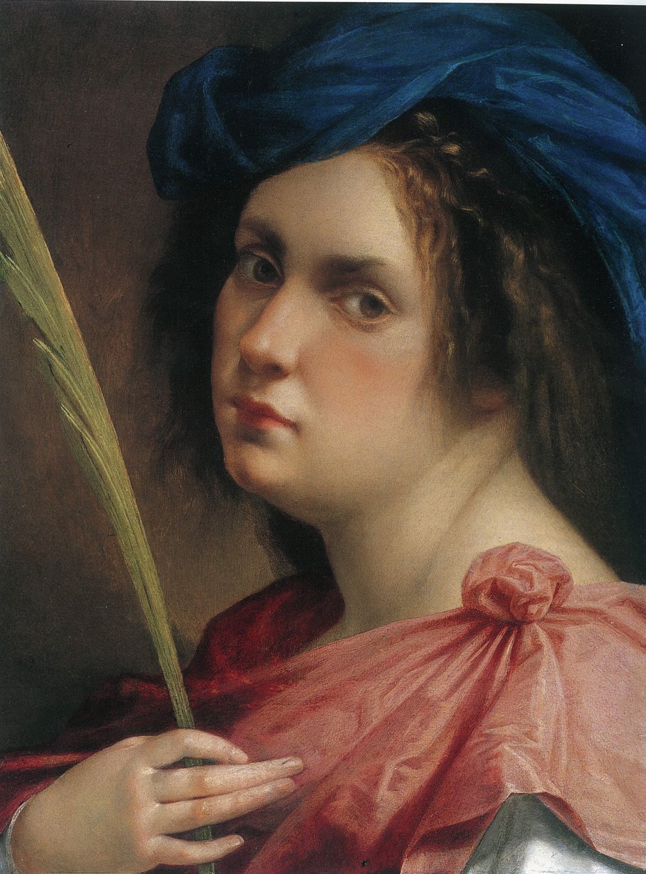 Självporträtt som den heliga Katarina av Alexandria, ca. 1618. av Artemisia Gentileschi