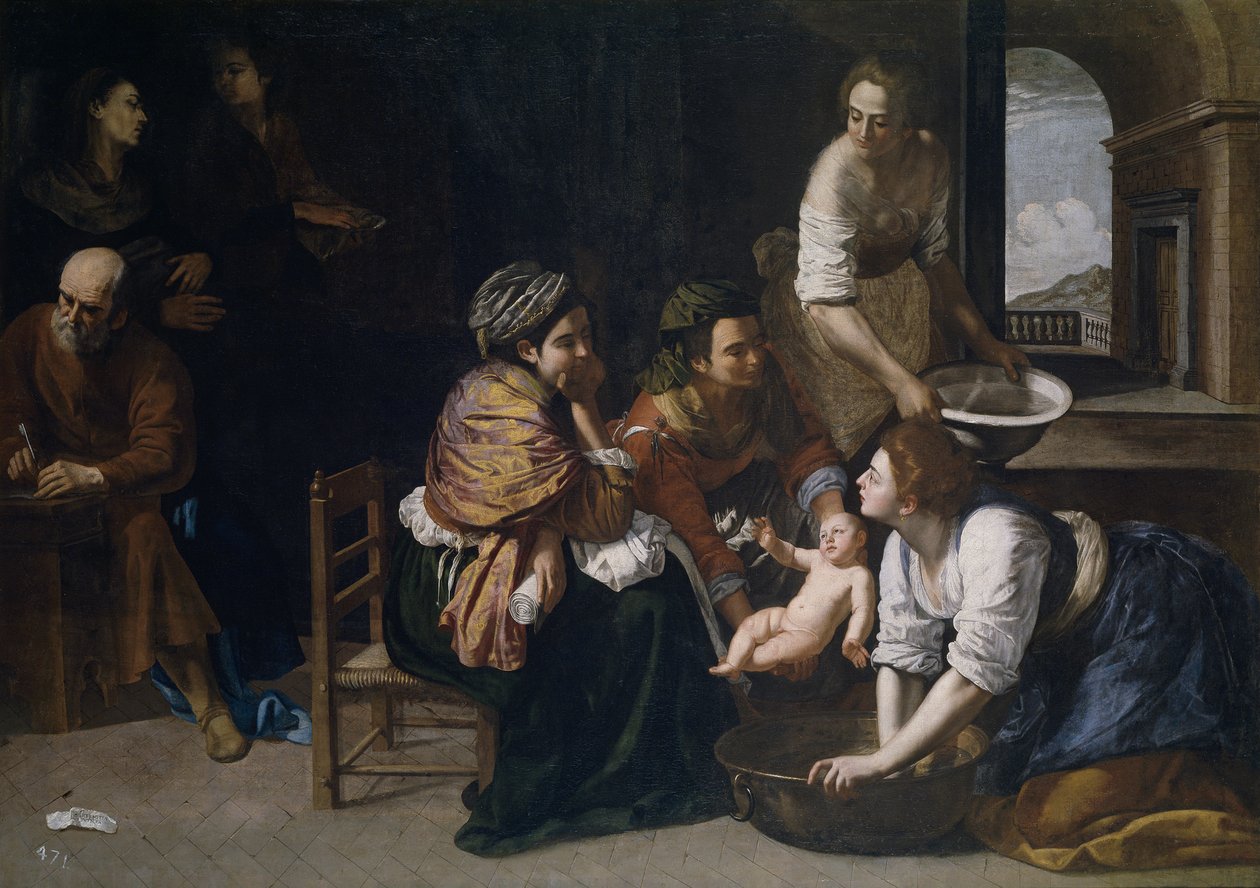 Johannes Döparens födelse av Artemisia Gentileschi