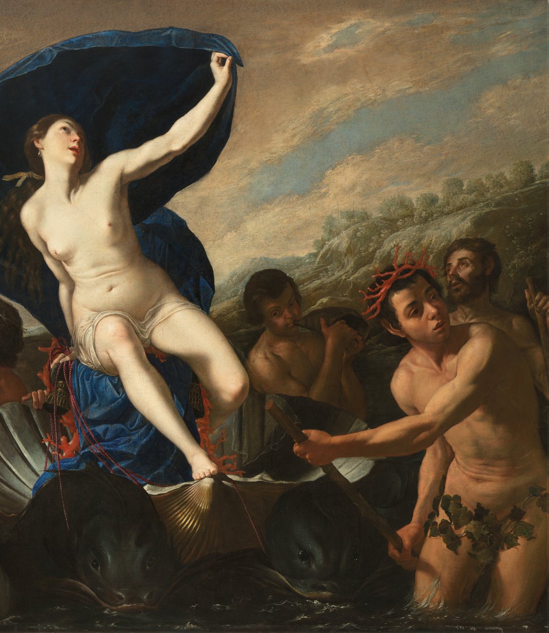 The Triumph of Galatea (olja på duk) av Artemisia and associate Gentileschi