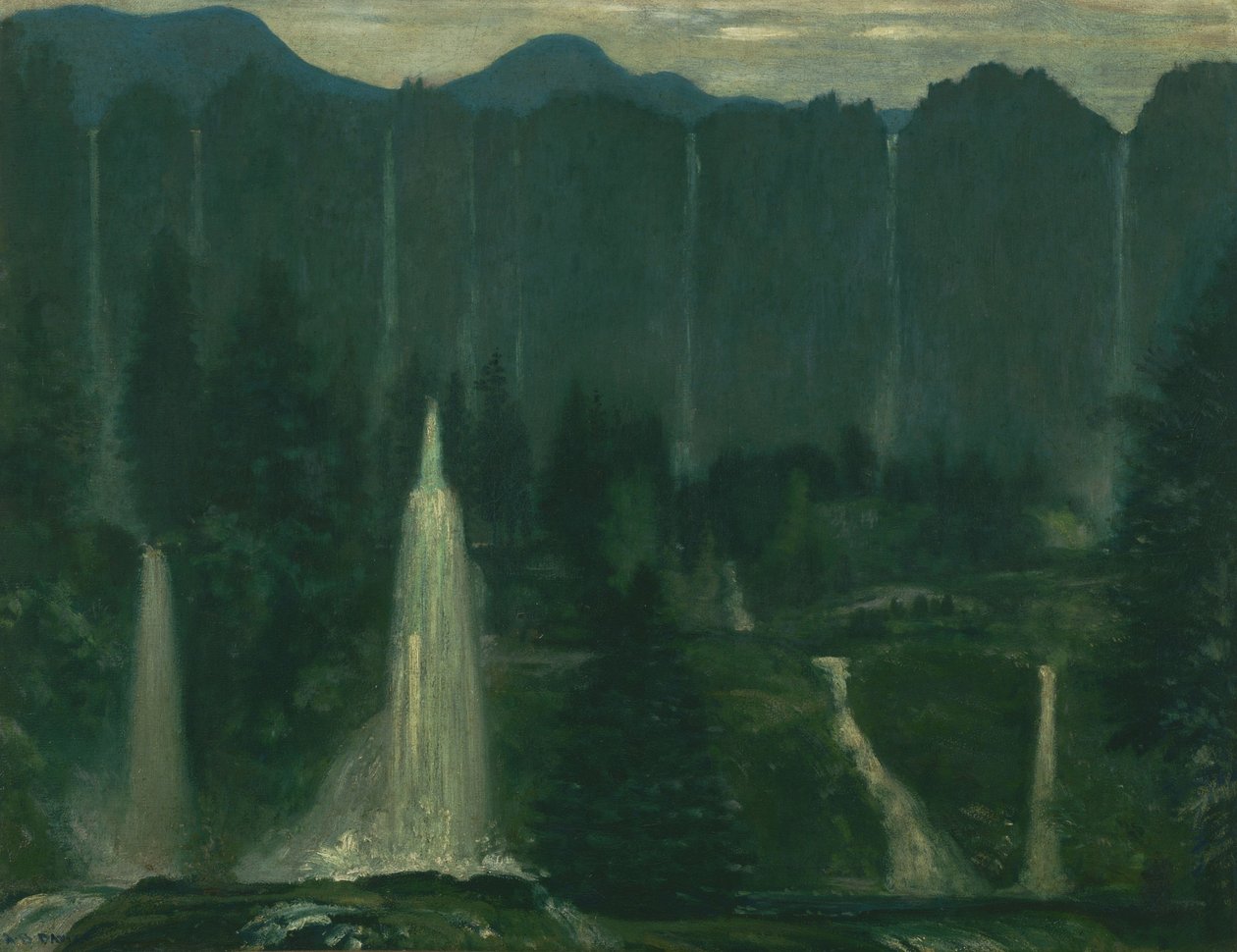 Många vatten av Arthur Bowen Davies