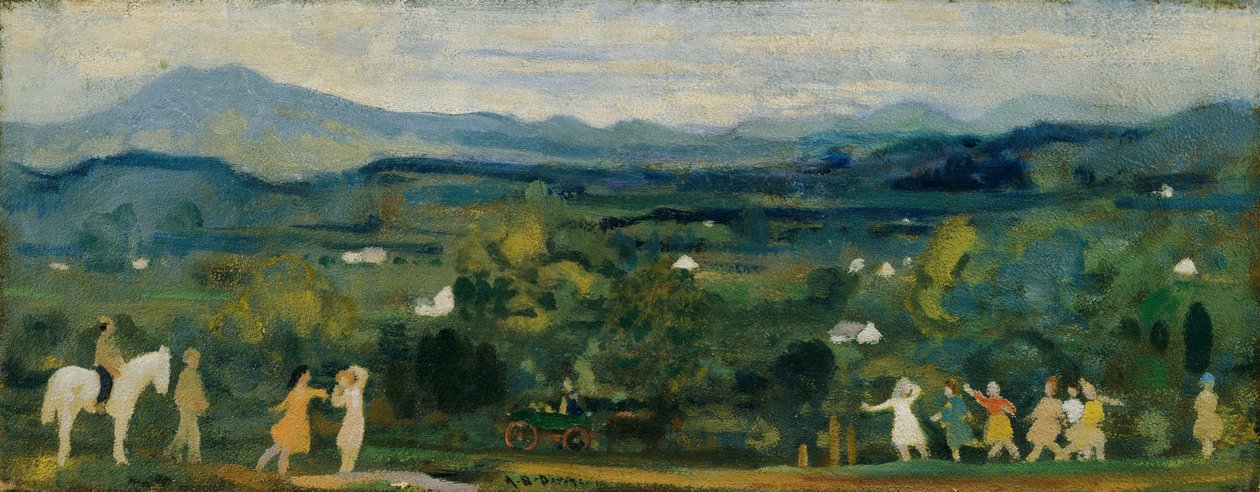 De gröns födelse av Arthur Bowen Davies