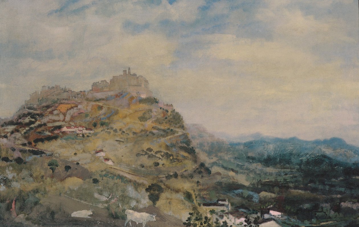 Italian Hill Town  av Arthur Bowen Davies