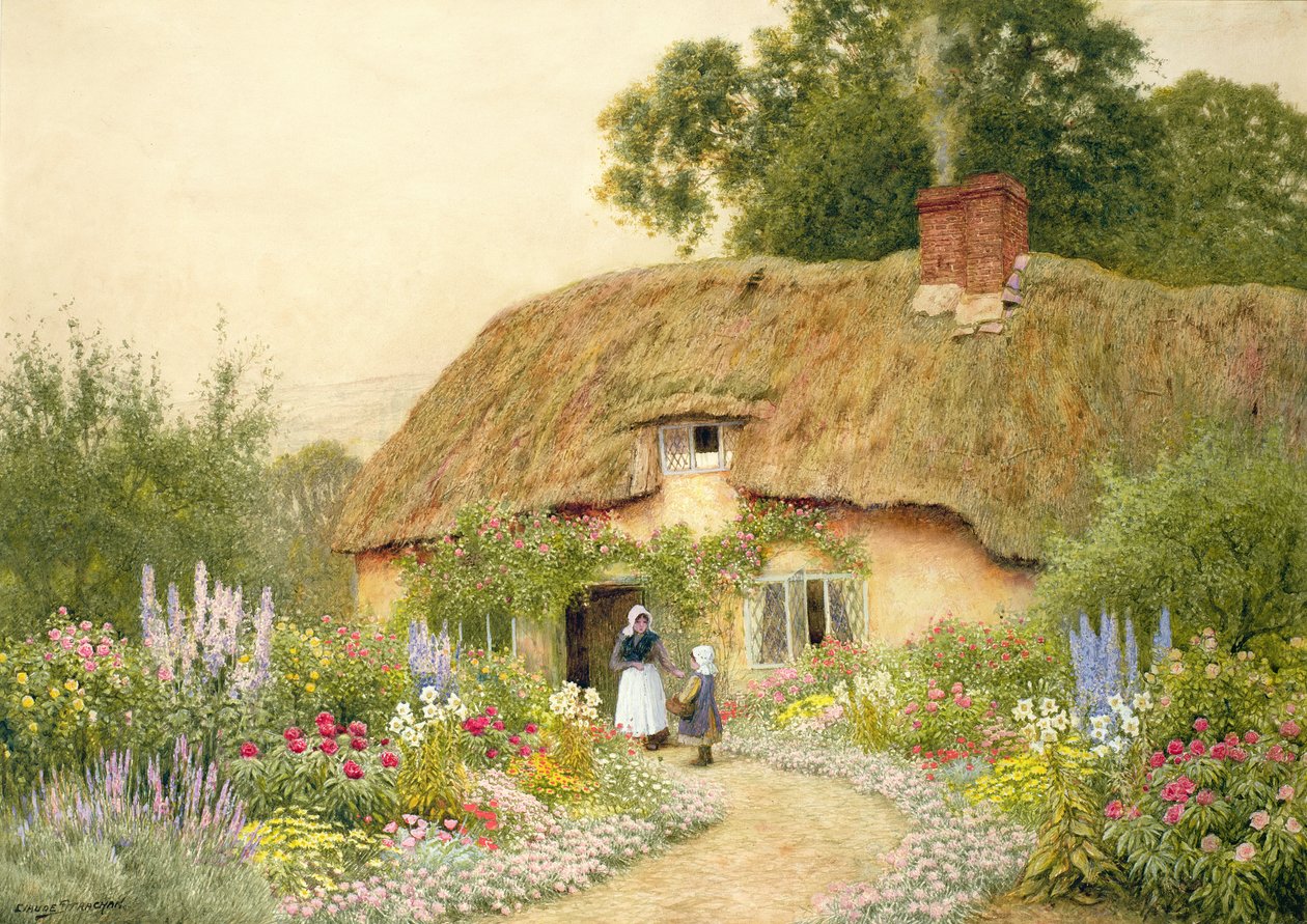 En Devon Cottage av Arthur Claude Strachan