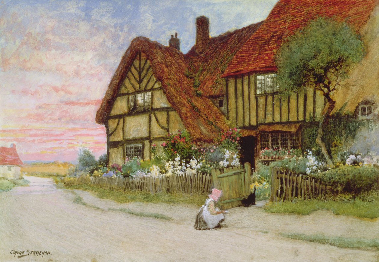 Kväll av Arthur Claude Strachan