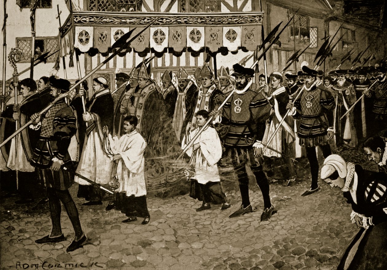 The Procession of the Lords and Commons till St. Paul