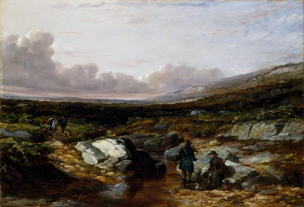 Hjortstalking i Skottland- Förberedelse av Arthur Fitzwilliam Tait