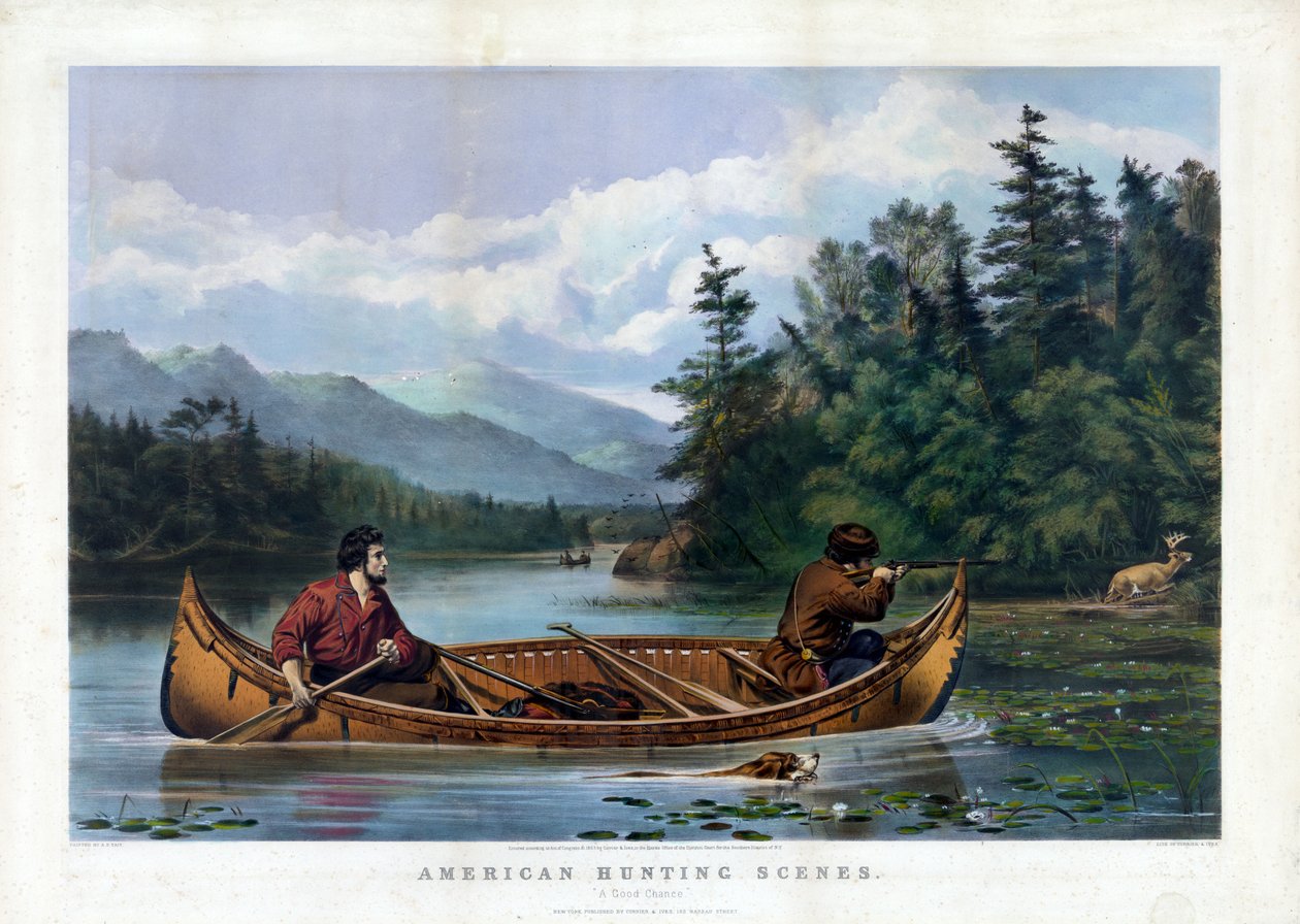 A Good Change, publicerad av Currier & Ives, c.1863 av Arthur Fitzwilliam after Tait