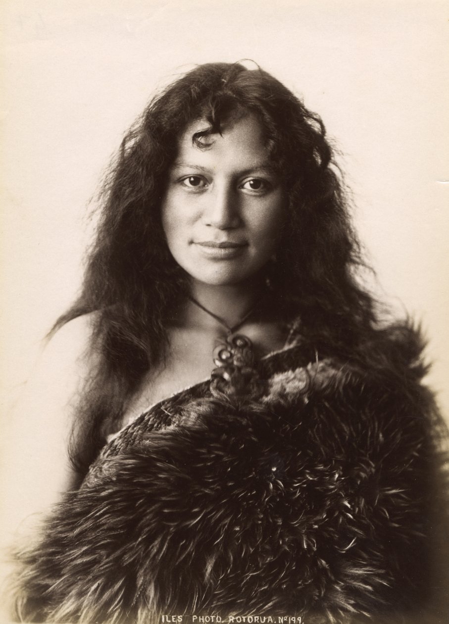 Porträtt, ca 1905 (silvergelatintryck) av Arthur Iles