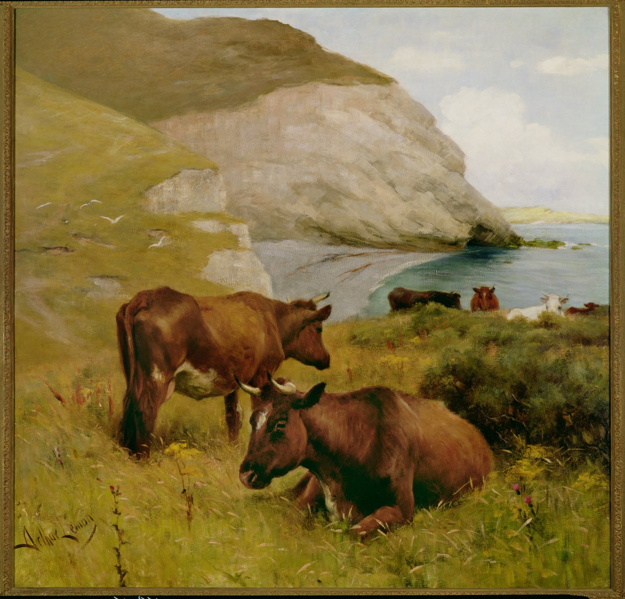 Nära Lizard Point, Cornwall av Arthur Lemon