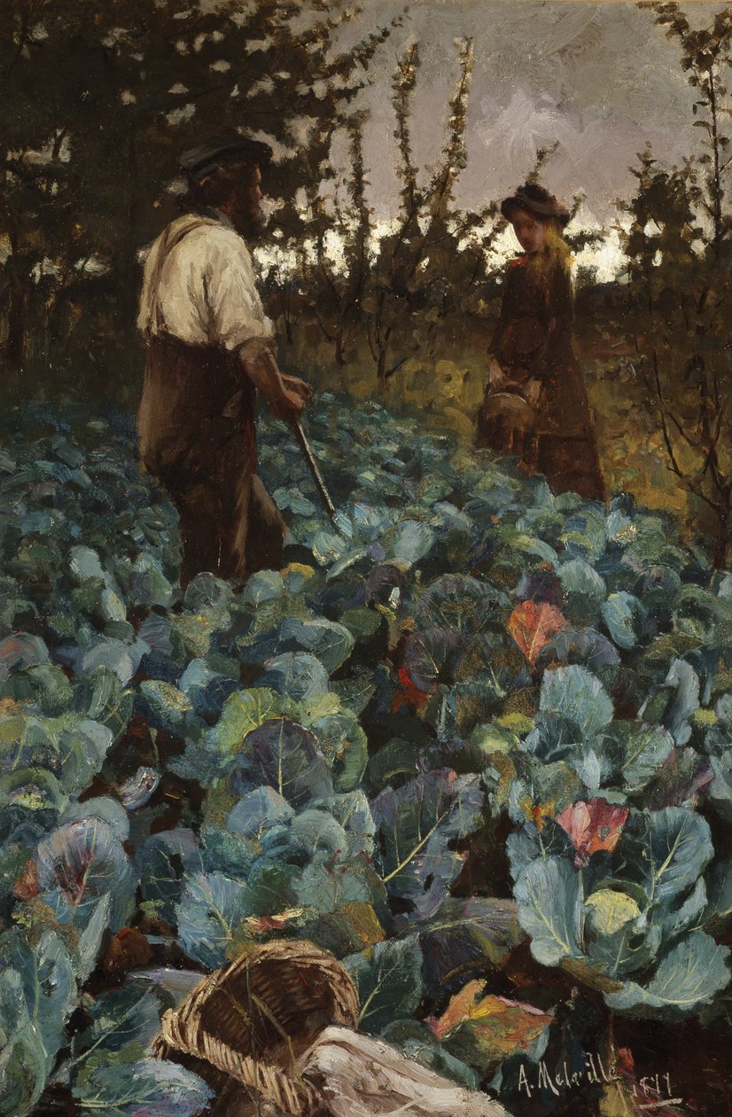 En kålträdgård av Arthur Melville