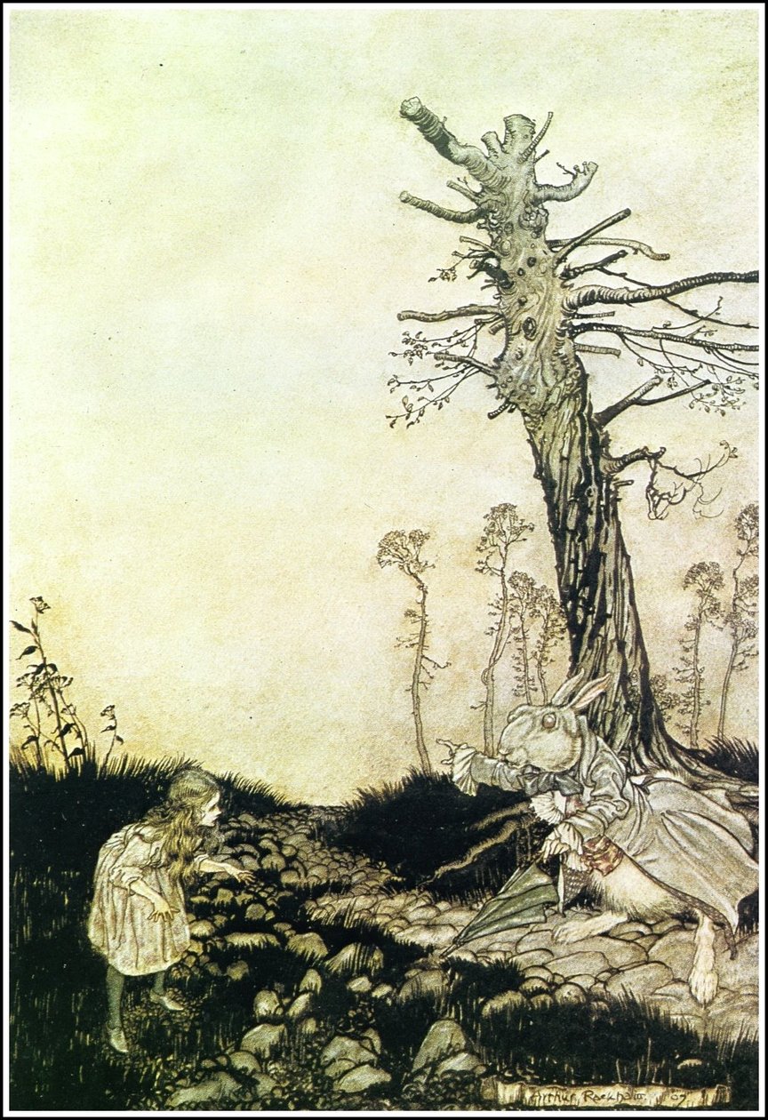  Alices Adventures in Wonderland - Why Mary Ann, what are you doing out here?n av Arthur Rackham