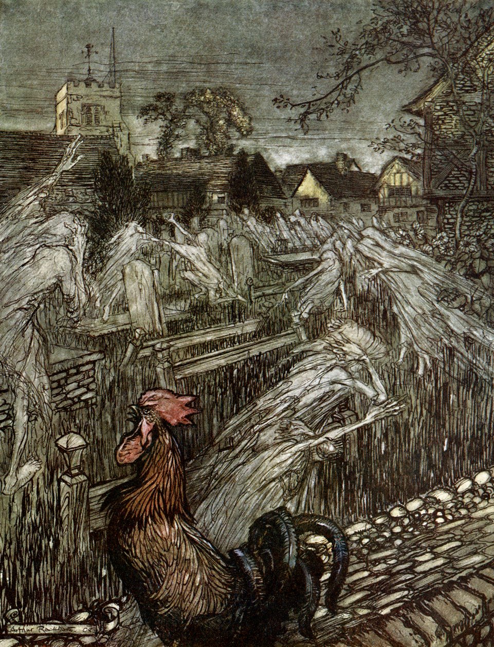 En midsommarnattsdröm av Arthur Rackham