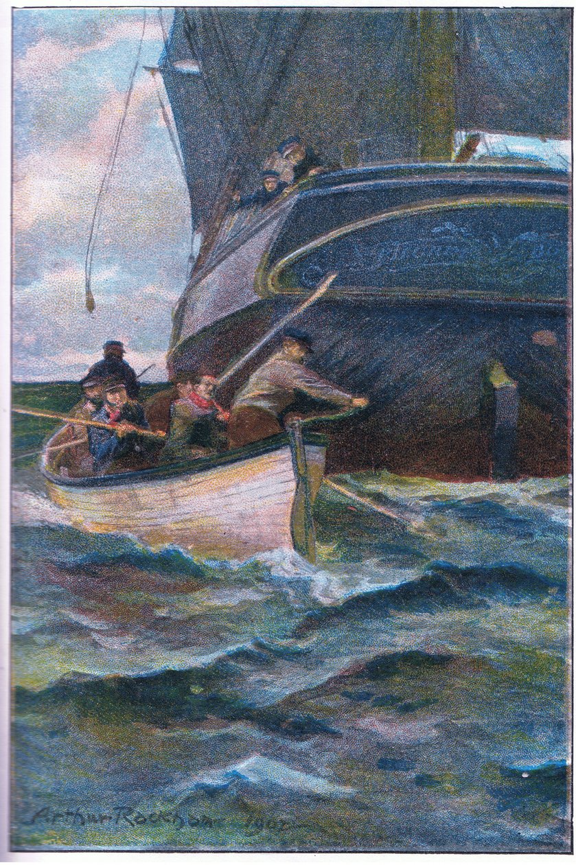När hon lämnade sidan av Arthur Rackham