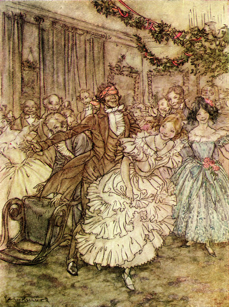 Charles Dickens A Christmas Carol av Arthur Rackham