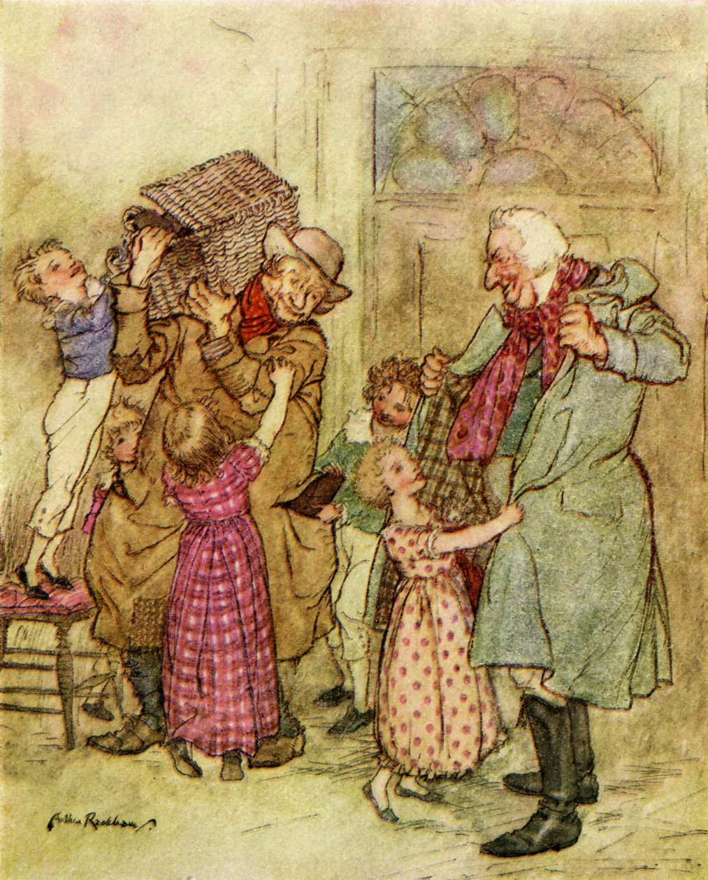 Charles Dickens A Christmas Carol av Arthur Rackham