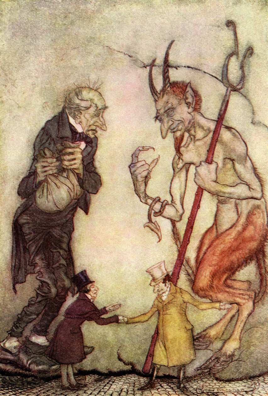 Charles Dickens A Christmas Carol av Arthur Rackham