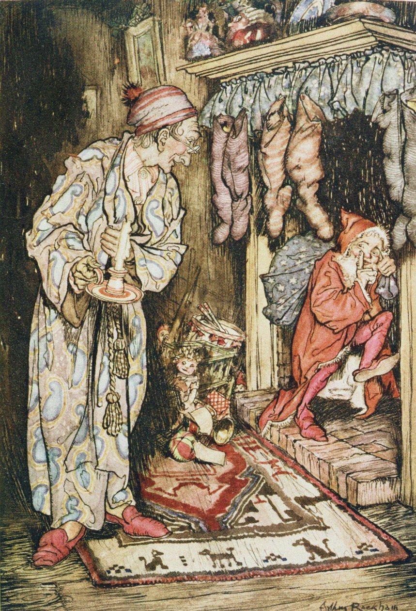 Julillustrationer, från 