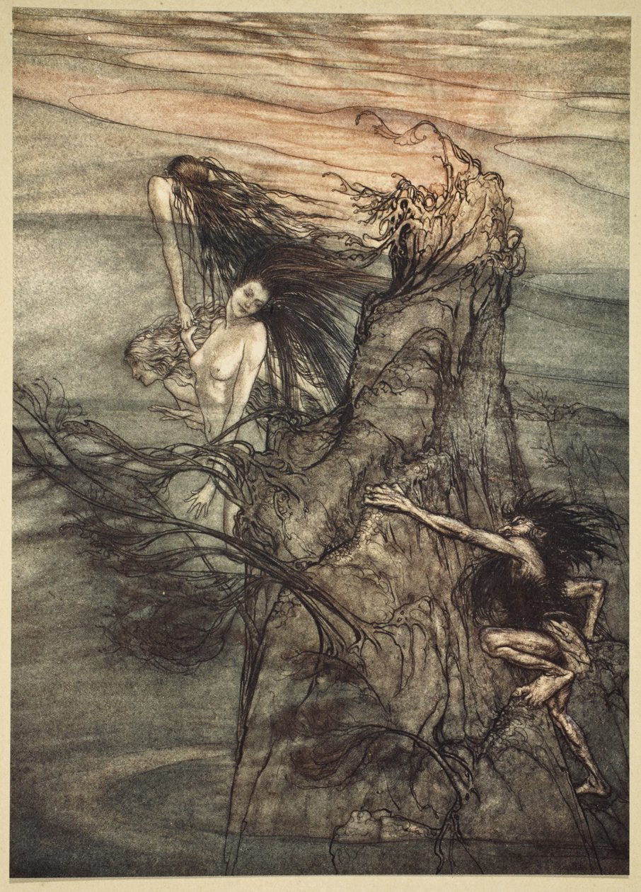 Håna bort! Falsk! Nibelungen är din leksak!, illustration från 