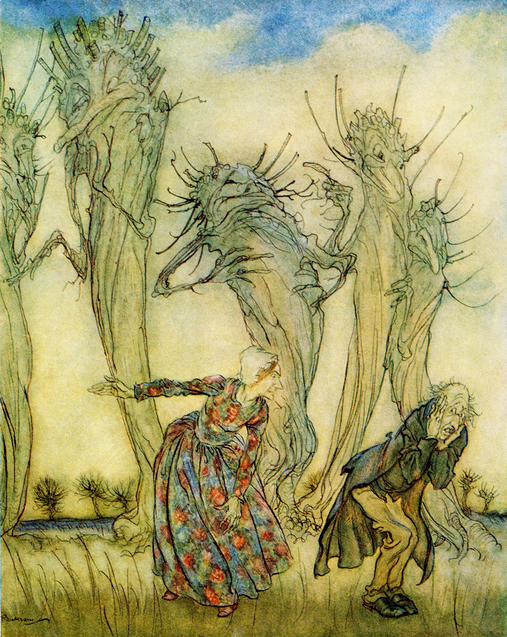 Herr och fru Vinegar, ur English Fairy Tales Retold by F.A. Steel, 1927 av Arthur Rackham