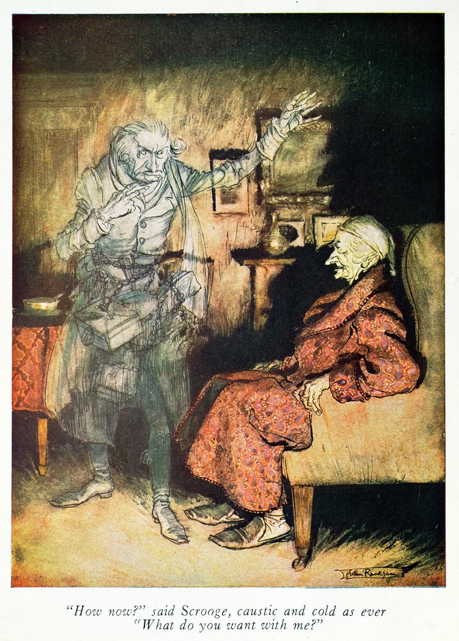 Scrooge and The Ghost of Marley, från Dickens 
