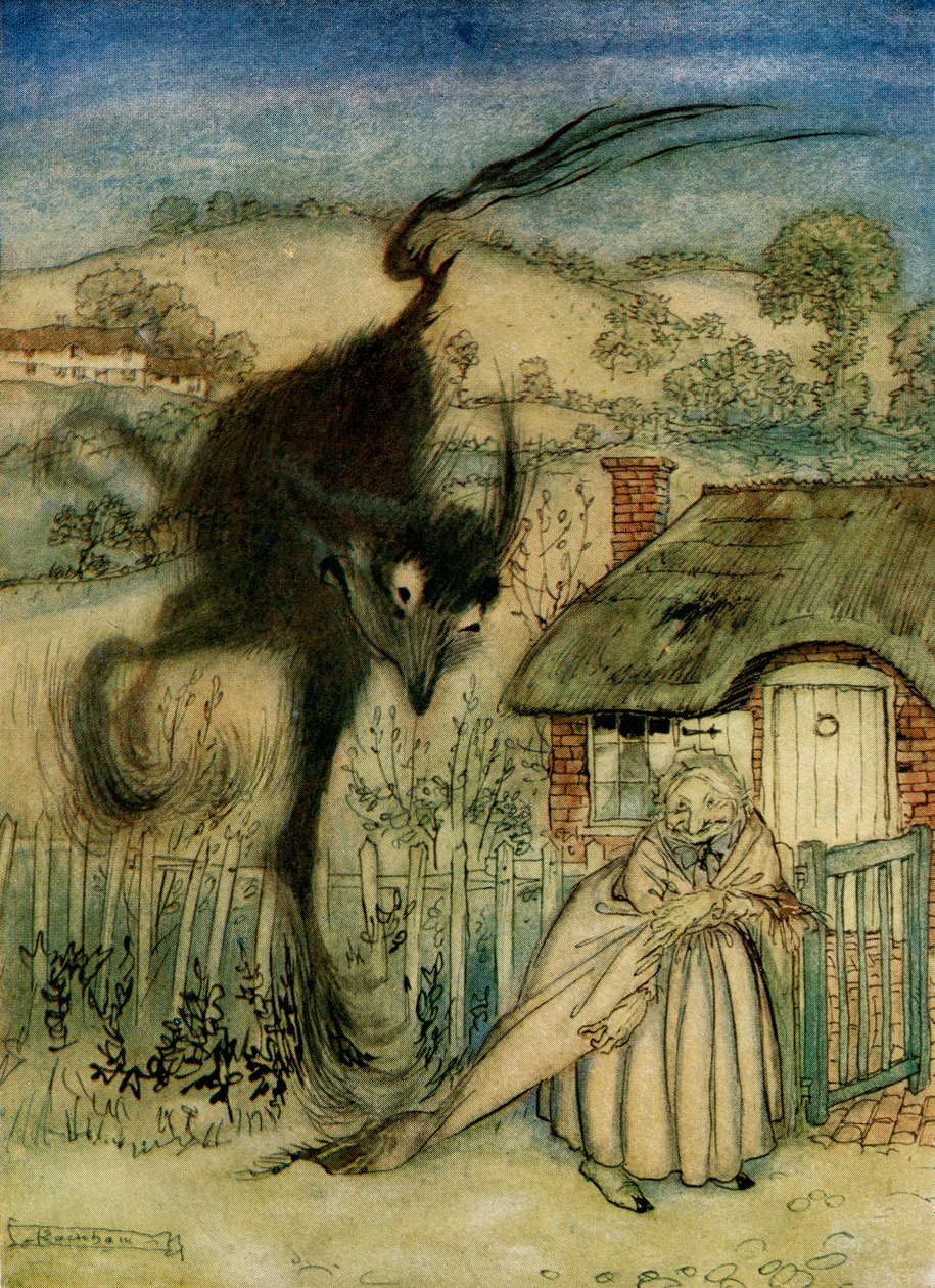 The Bogey Beast, från engelska sagor återberättade av F.A. Steel, 1927 av Arthur Rackham