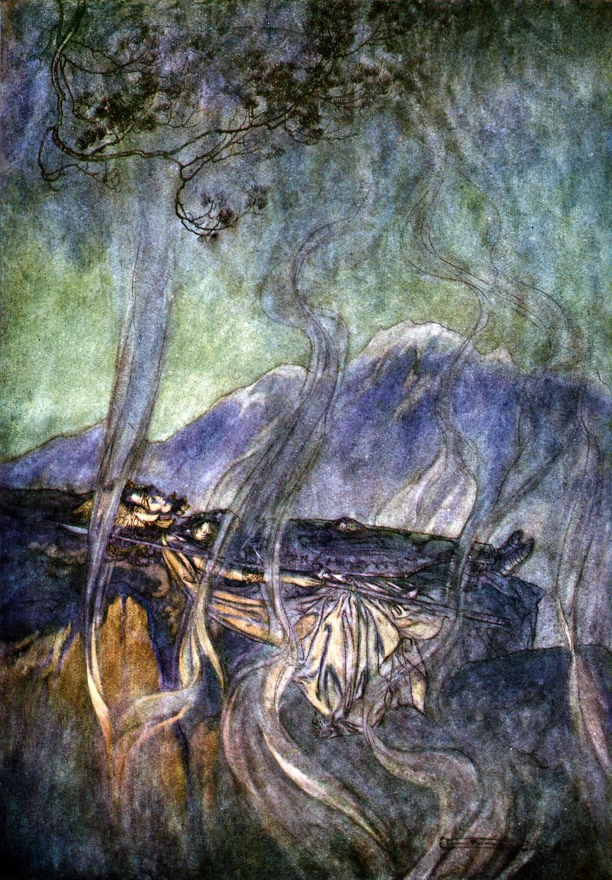 Valkyrian Valkyrian av Arthur Rackham