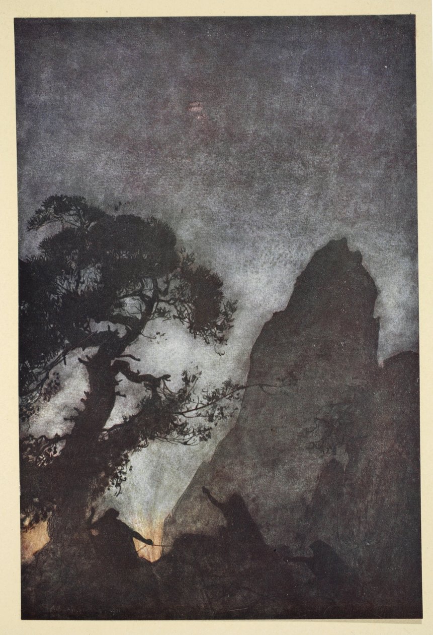 De tre nornorna, illustration från 