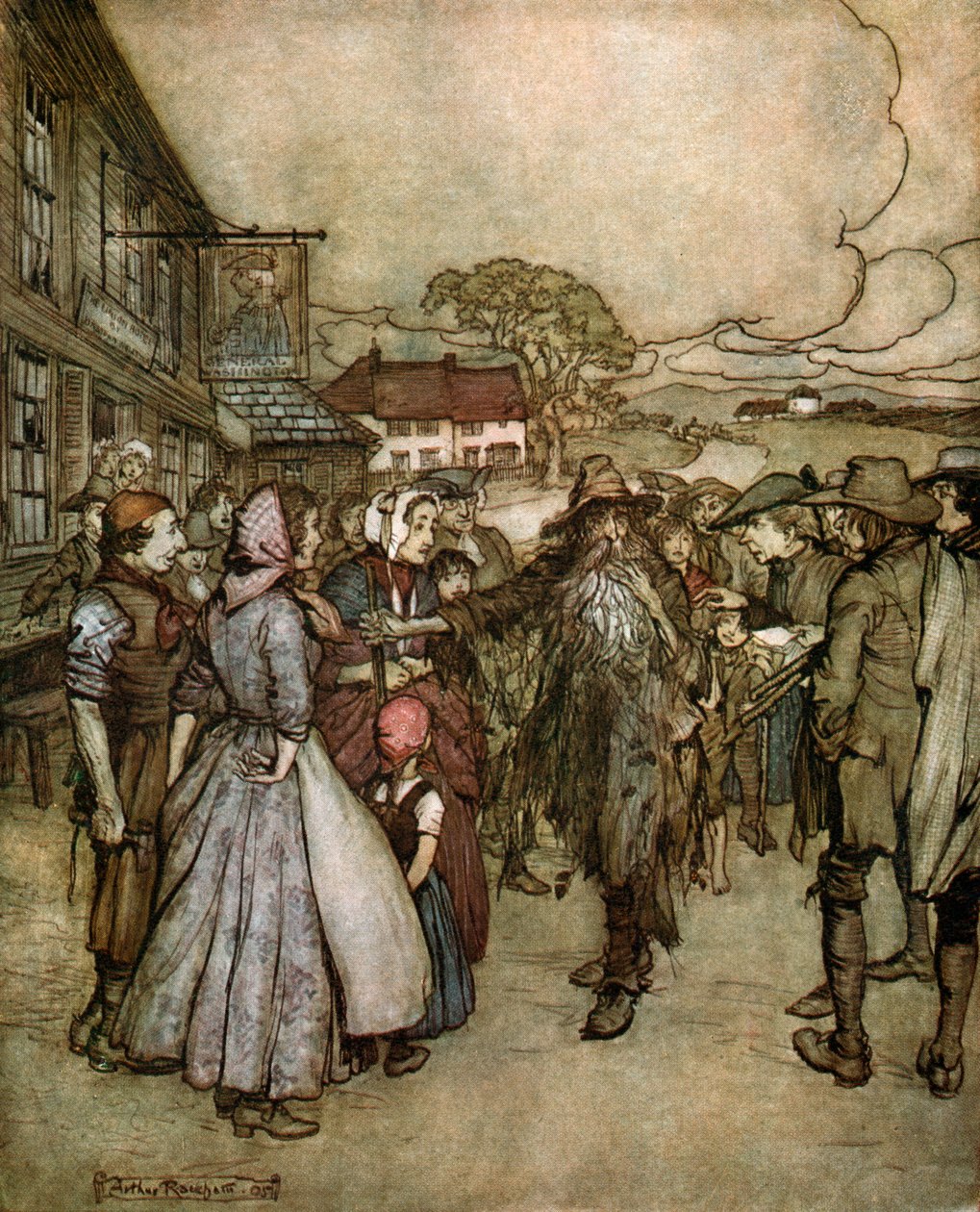 Washington Irvings shortswed av Arthur Rackham