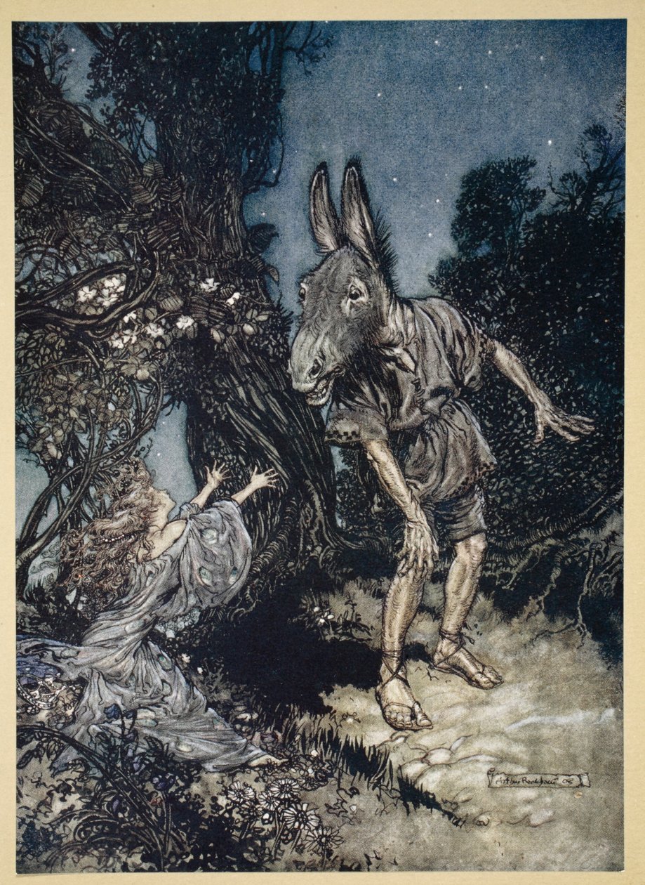 Vilken ängel väcker mig från min blommiga säng, illustration från 