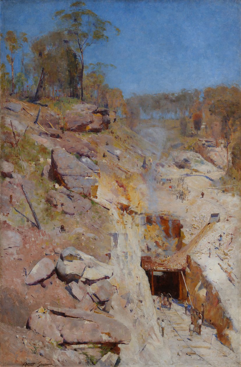 Fires on av Arthur Streeton