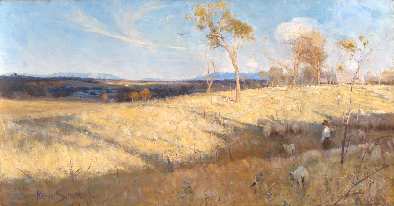 Gyllene sommar, Eaglemont av Arthur Streeton