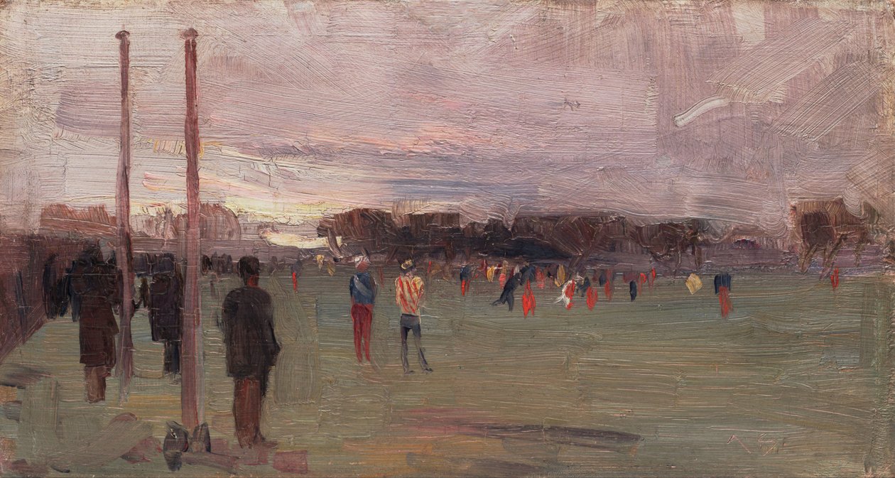 Det nationella spelet av Arthur Streeton