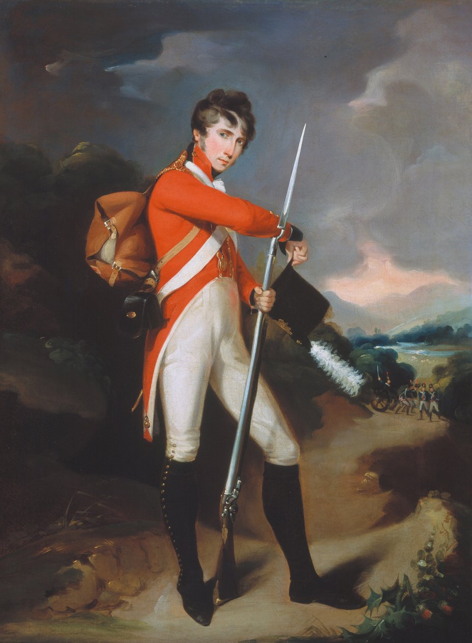 Grenadier vid ett frivilligregemente, ca 1805 av Arthur Devis