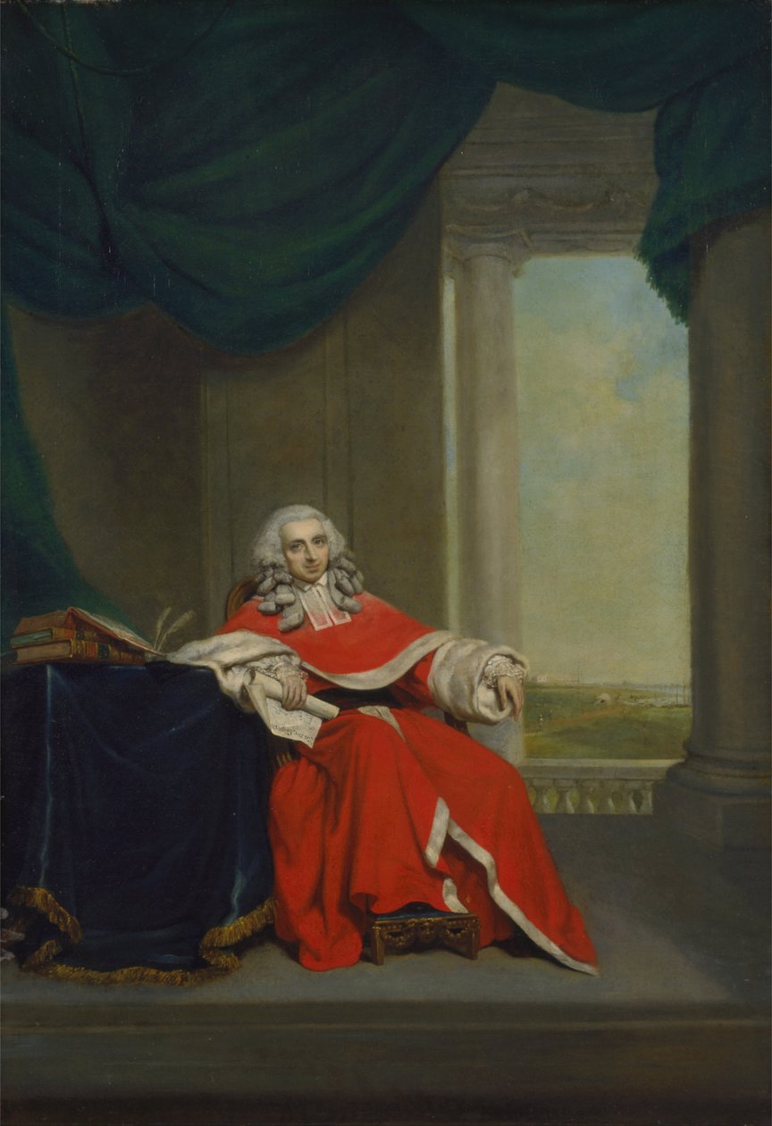 Sir Robert Chambers av Arthur Devis